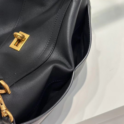 Women's BALENCIAGA-RODEO Inspired Leather Handbag