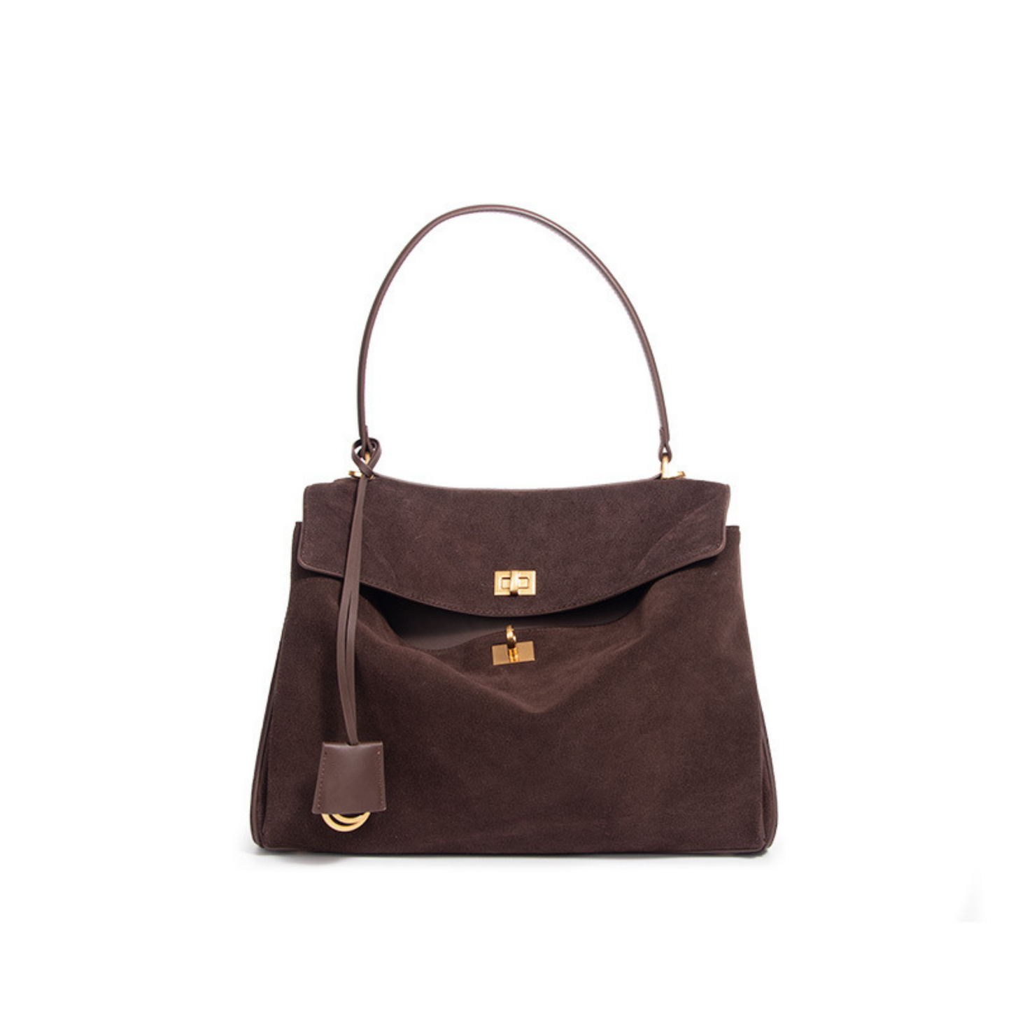 Women's BALENCIAGA-RODEO Inspired Leather Handbag