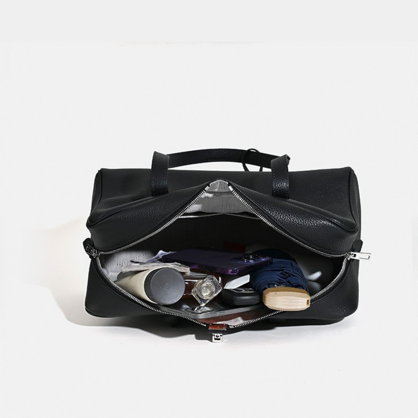 Victoria Style Classic Leather Shoulder Bag