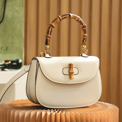 Gucci Bamboo 1947 Inspired small top handle Leather bag