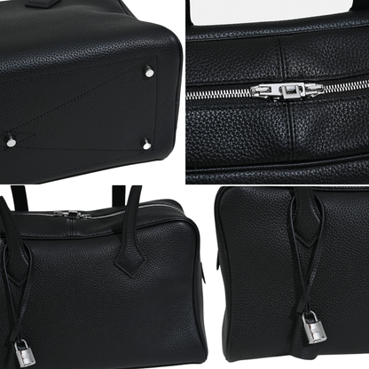 Victoria Style Classic Leather Shoulder Bag