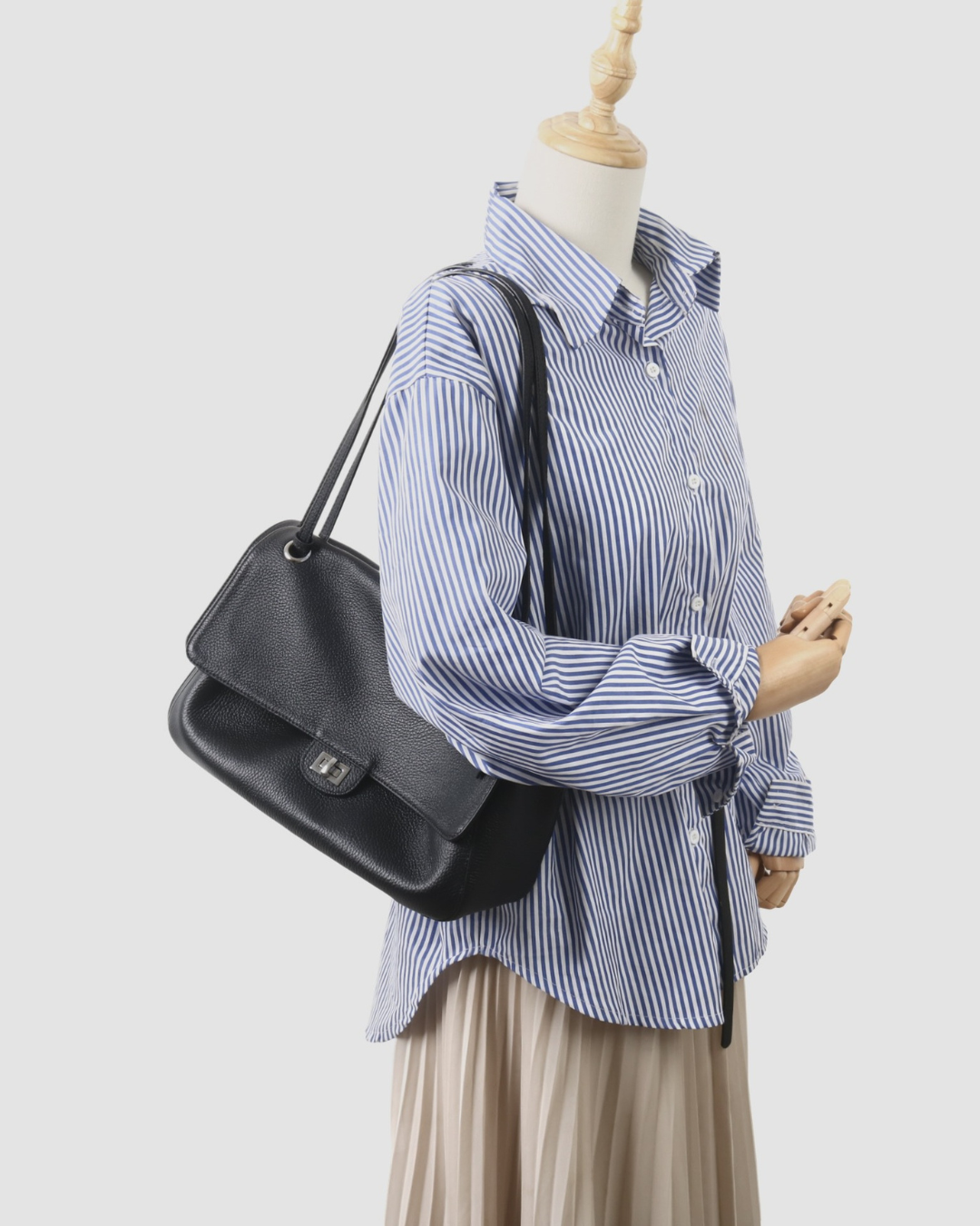 "Isla Rosa" bolso cruzado de cuero