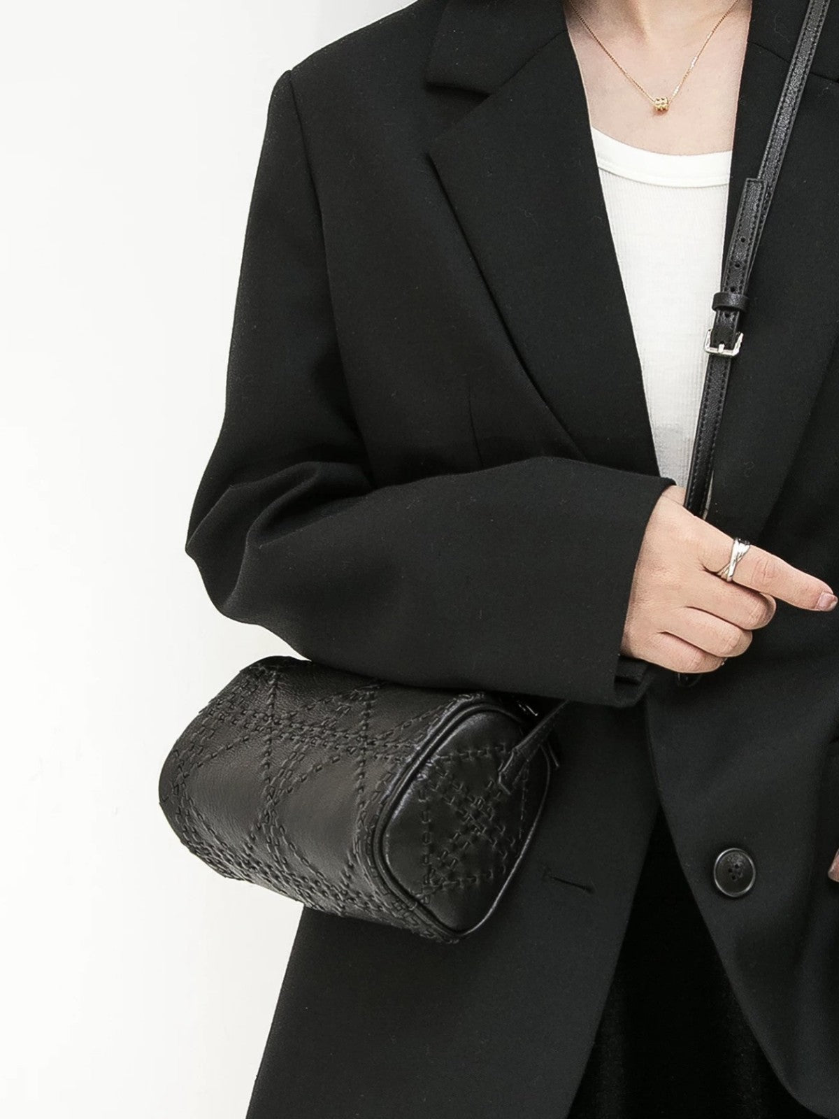 The 90s Baguette Inspired Leather Bag