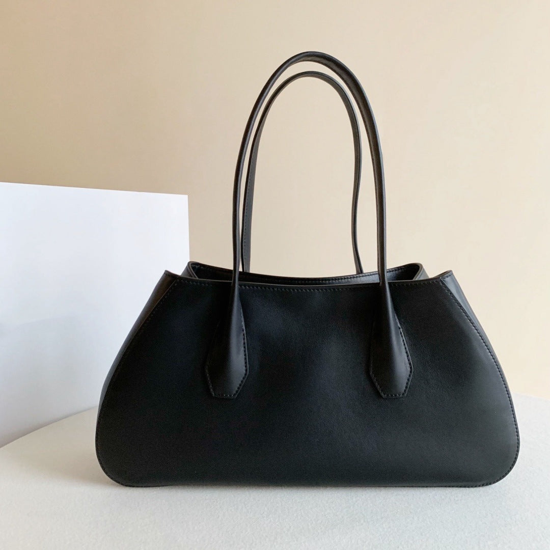 Alger Geometric Inspired Leather Shoulder Bag