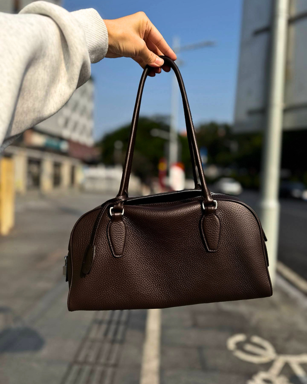 EW India Hobo Leather Shoulder Bag