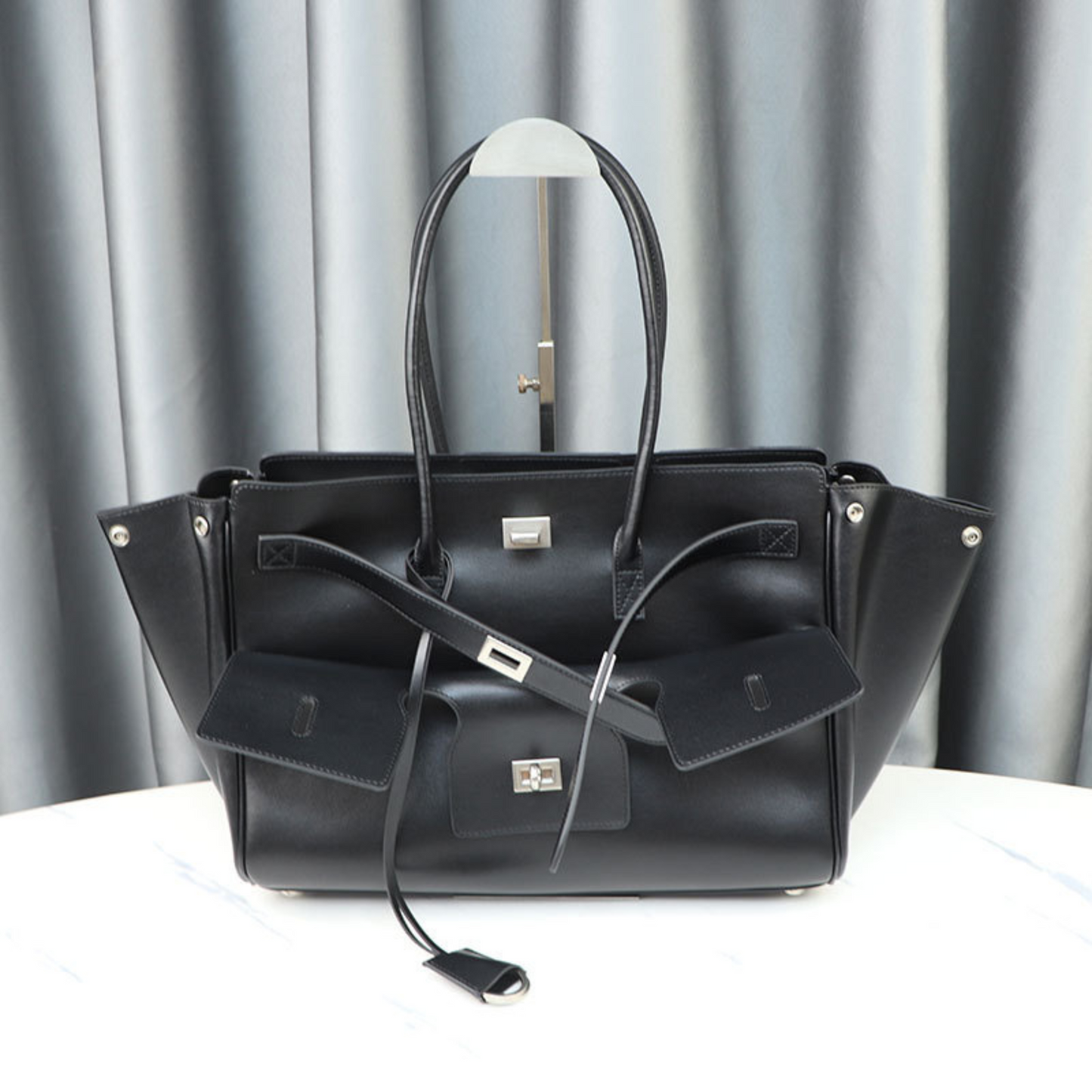 Balenciaga Bel Air inspired Leather Bag