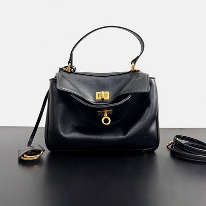 Women's BALENCIAGA-RODEO Inspired Leather Handbag