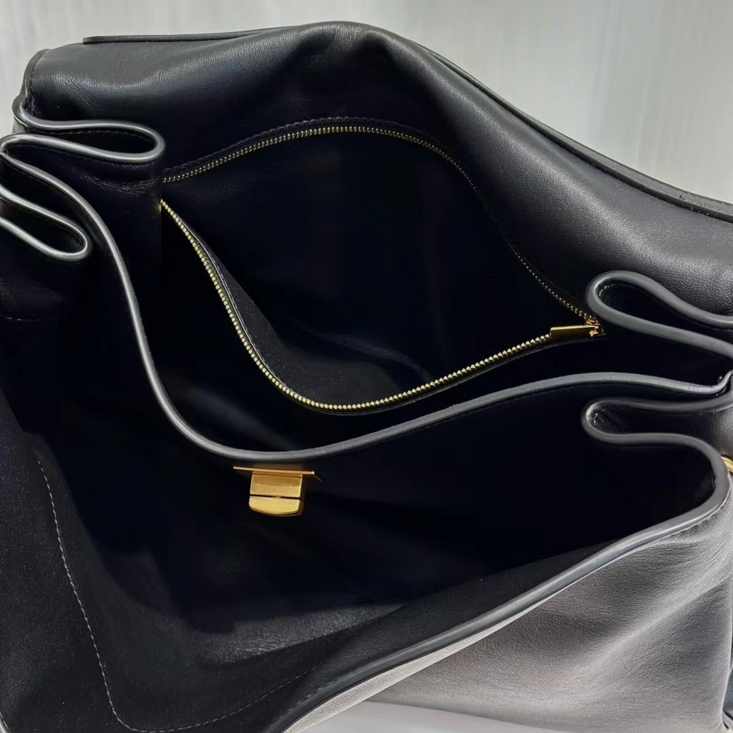 Bolso de mano de piel inspirado en BALENCIAGA-RODEO para mujer