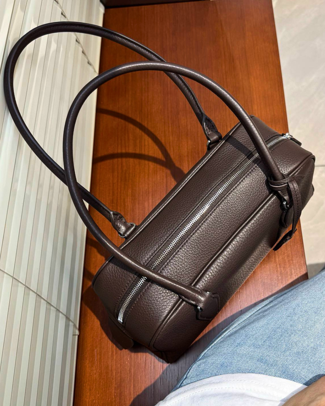 EW India Hobo Leather Shoulder Bag