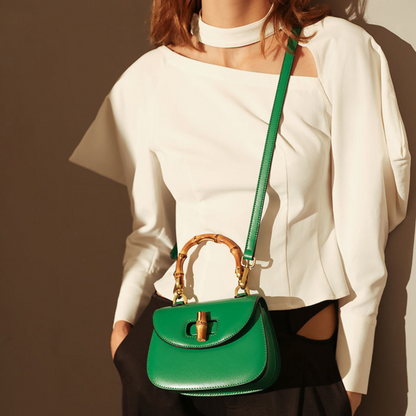 Gucci Bamboo 1947 Inspired small top handle Leather bag