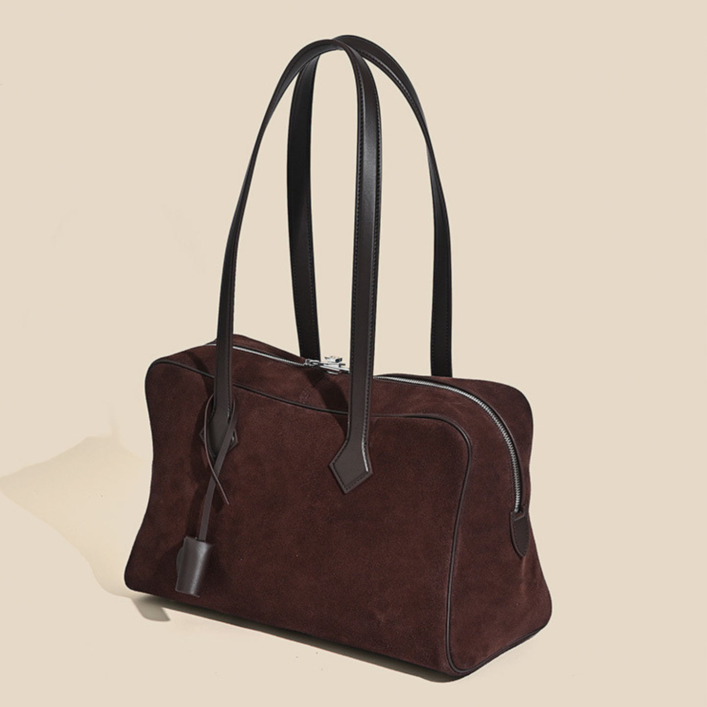 Victoria Style Classic Leather Shoulder Bag