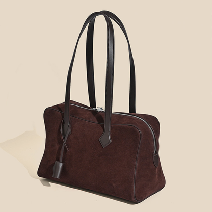 Victoria Style Classic Leather Shoulder Bag