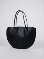 Alger Inspired Structured Leather Tote Bag