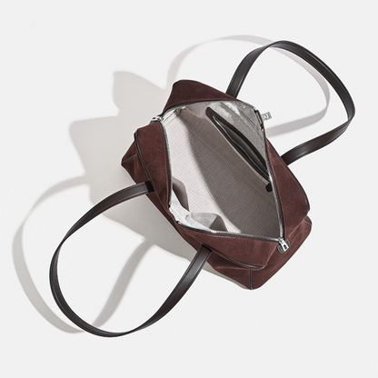 Victoria Style Classic Leather Shoulder Bag