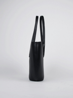 Alger Inspired Structured Leather Tote Bag