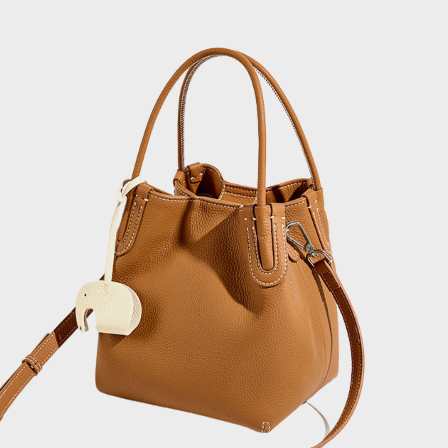 "Le Marrakechi" Top Layer Cowhide Bucket Bag - Trendiesty Worldwide