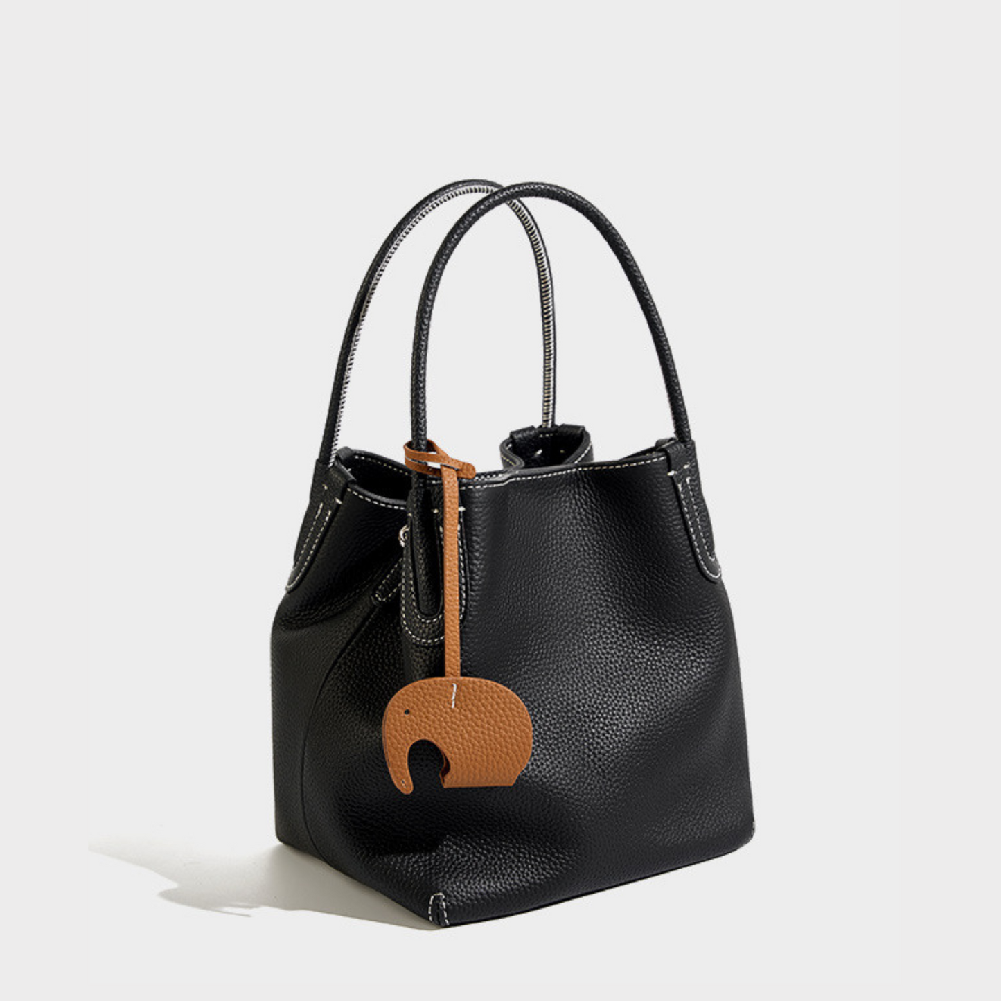 "Le Marrakechi" Top Layer Cowhide Bucket Bag