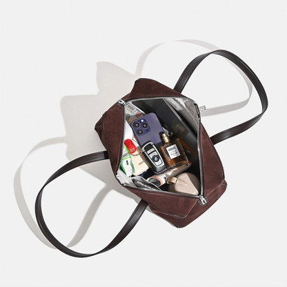 Victoria Style Classic Leather Shoulder Bag