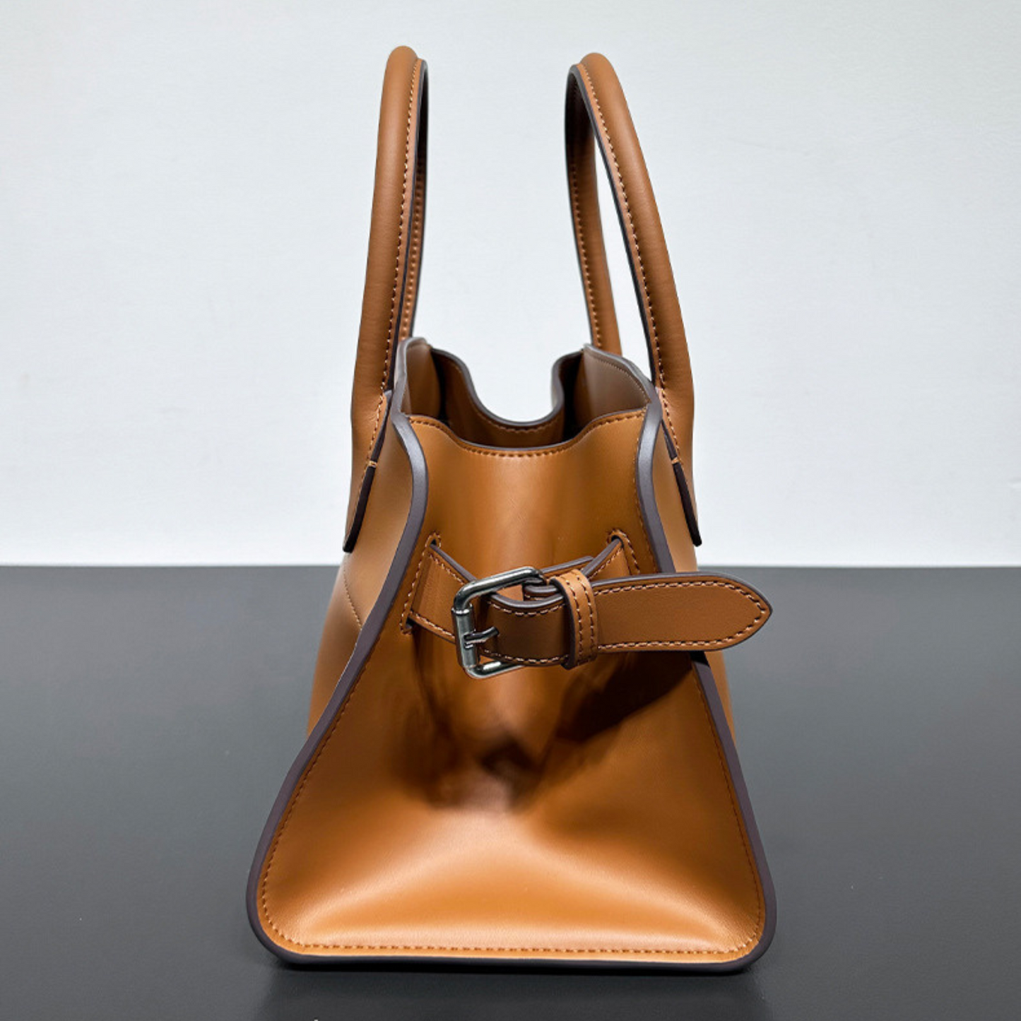 The Row Margaux Inspired Leather Bag | Without Logo