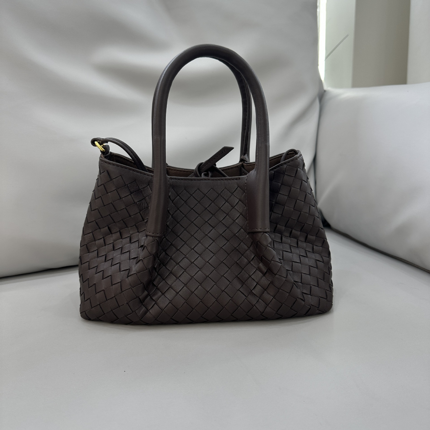 Die „Row-Margaux-inspirierte“ luxuriöse Leder-Tragetasche