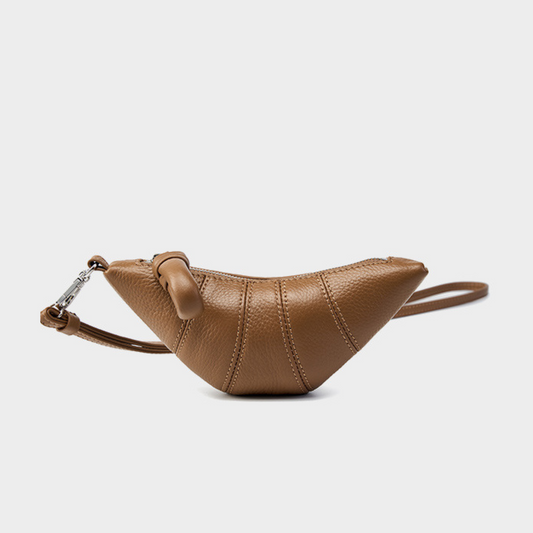 "Le Croissant" Mini Leather Bag