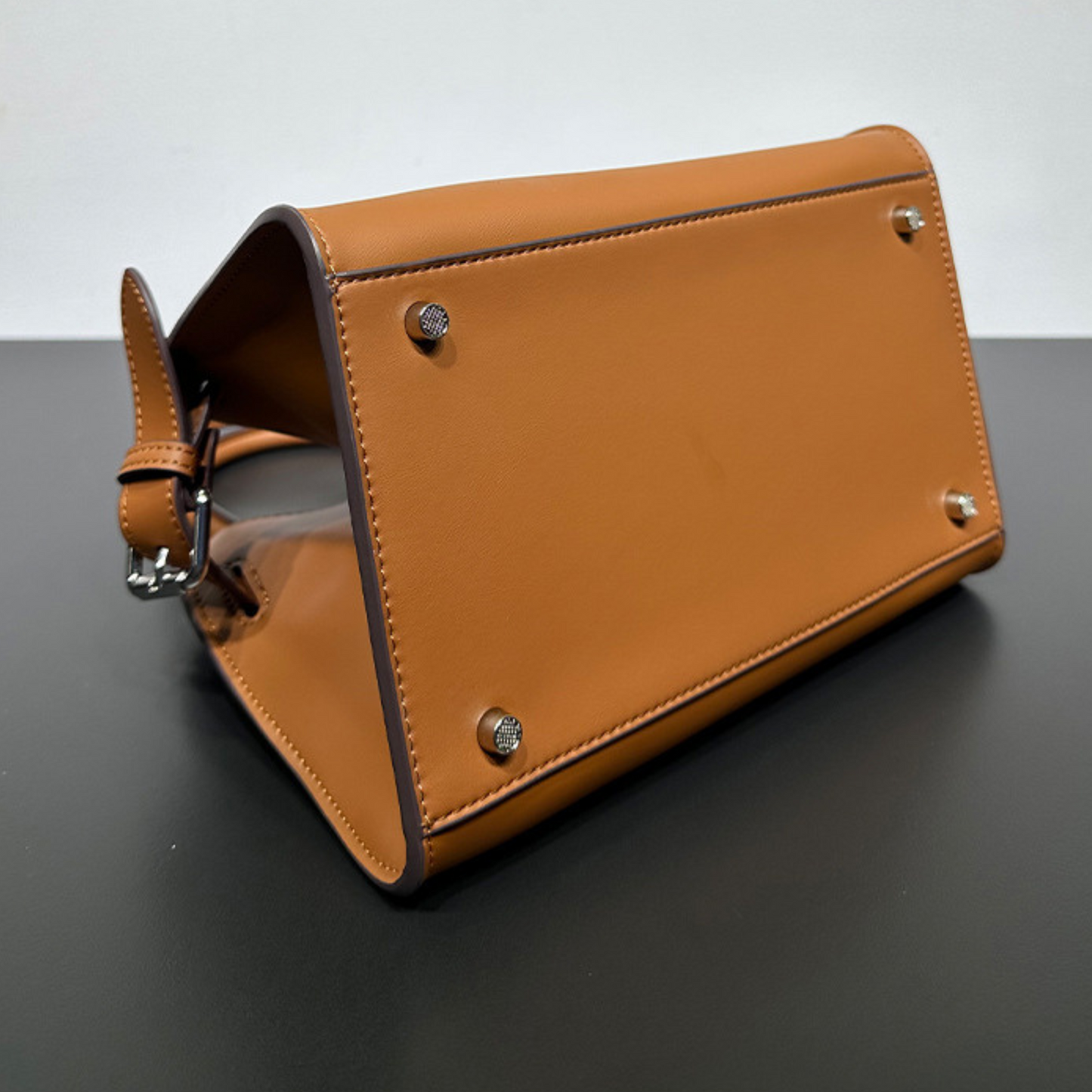 The Row Margaux Inspired Leather Bag | Without Logo