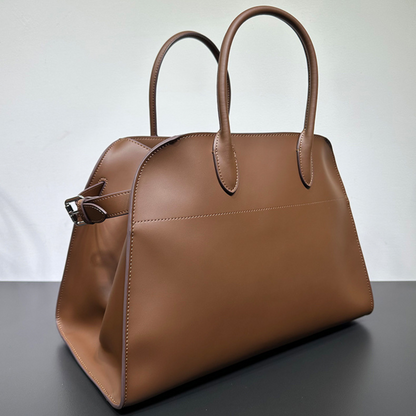 The Row Margaux Inspired Leather Bag | Without Logo