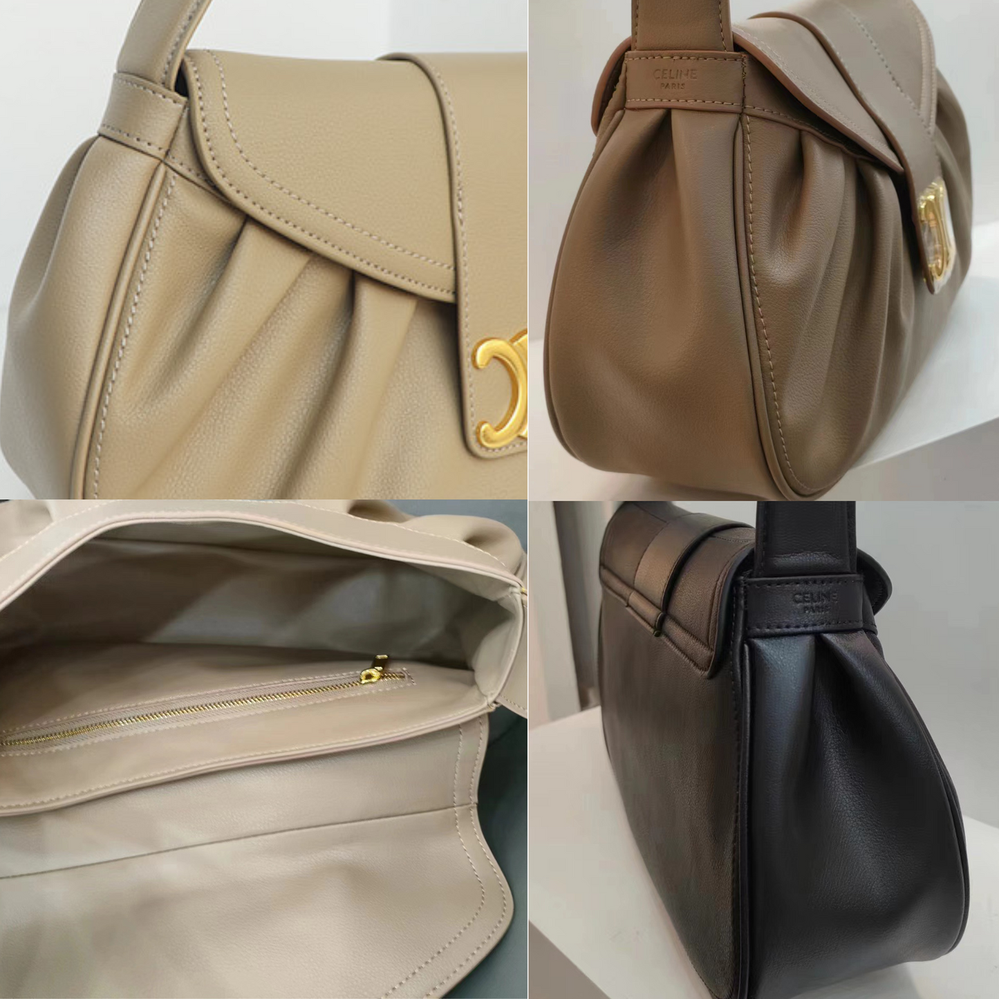 Celine Polly Inspired Leather Bag