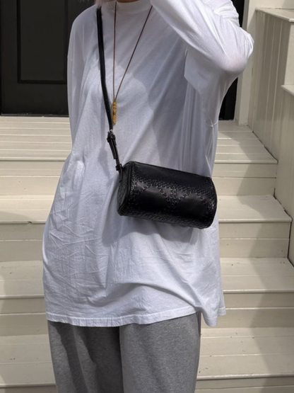 The 90s Baguette Inspired Leather Bag