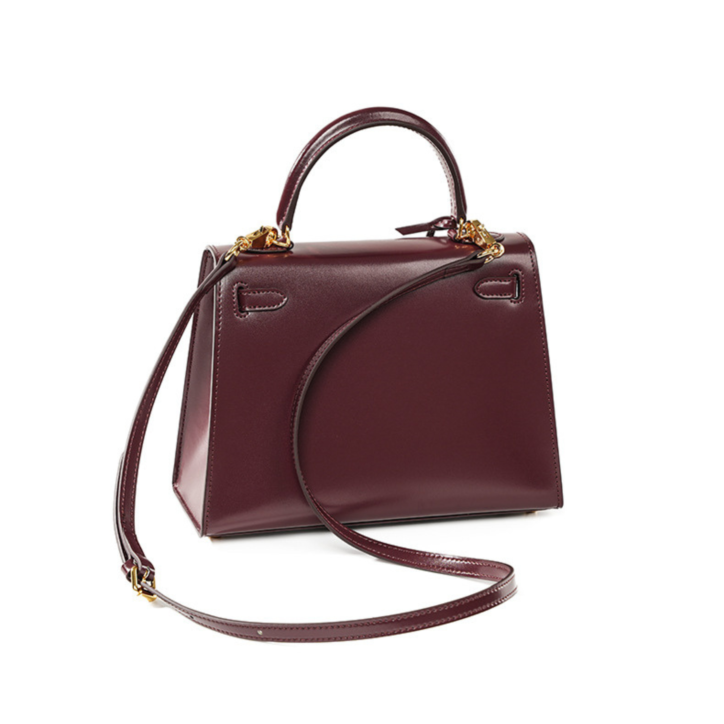 "Isla Rosa" bolso cruzado de cuero