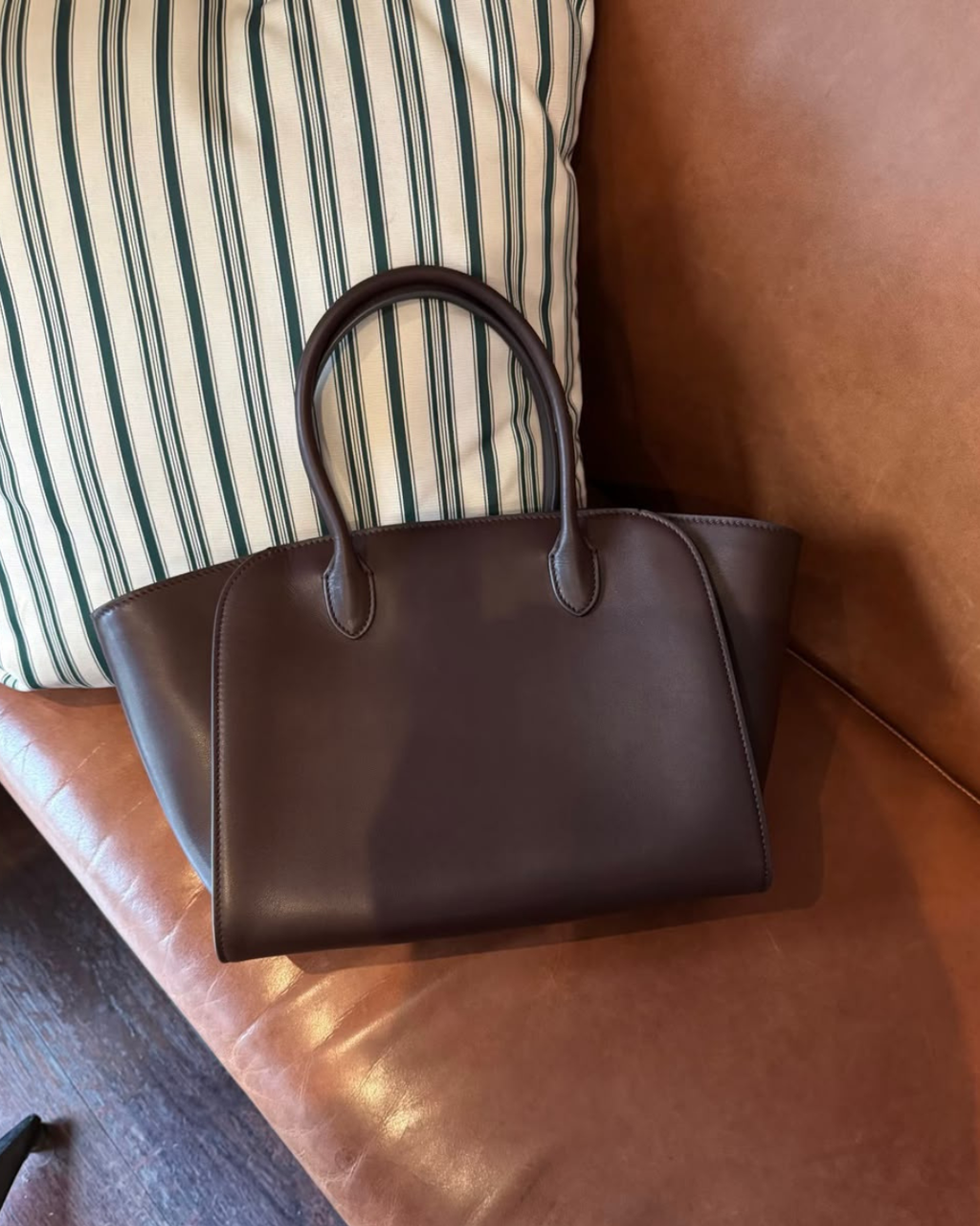 Marlo Large Leather Tote Bag