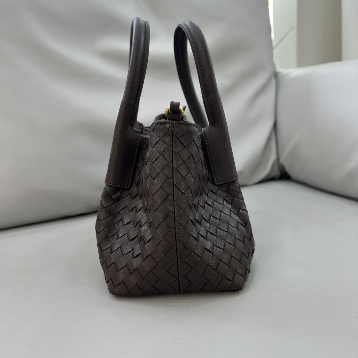 Die „Row-Margaux-inspirierte“ luxuriöse Leder-Tragetasche