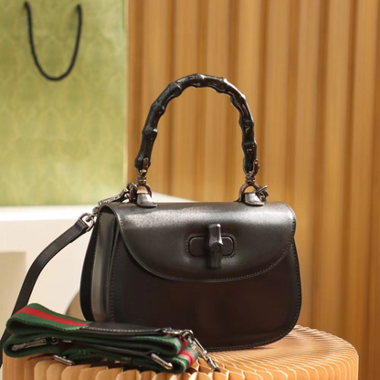 Gucci Bamboo 1947 Inspired small top handle Leather bag