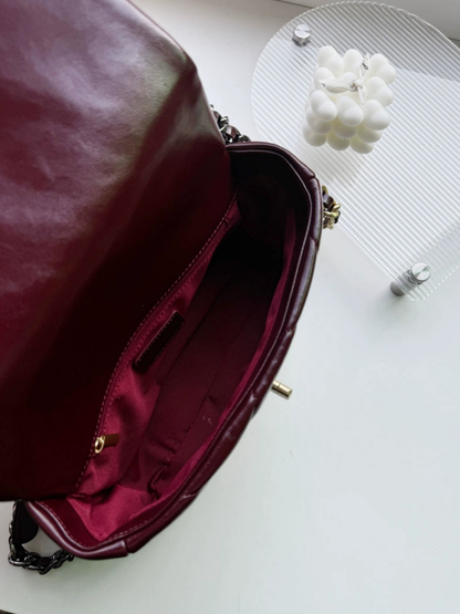 "Isla Rosa" bolso cruzado de cuero