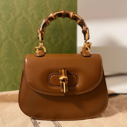 Gucci Bamboo 1947 Inspired small top handle Leather bag