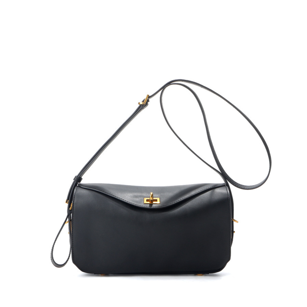 Le 7-Inspired Bowling Leather Shoulder Bag