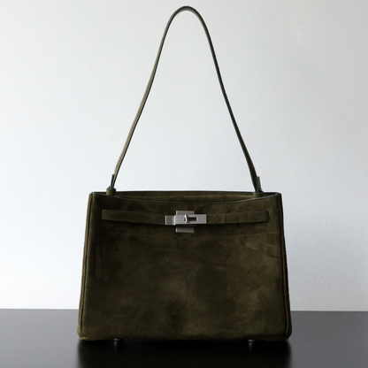 Slim Underarm Luxurious Leather Shoulder Bag