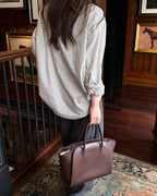 Marlo Large Leather Tote Bag