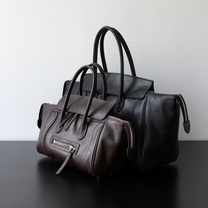 The C-Phantom-Inspired Vegetable-Tanned Leather Handbag