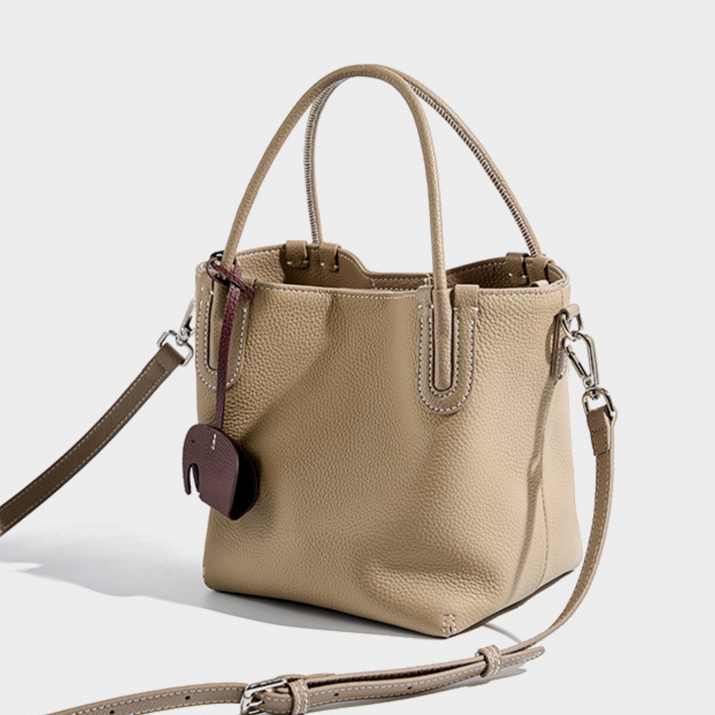 "Le Marrakechi" Top Layer Cowhide Bucket Bag - Trendiesty Worldwide