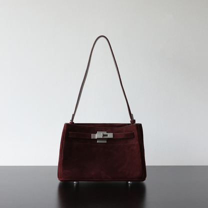 Slim Underarm Luxurious Leather Shoulder Bag