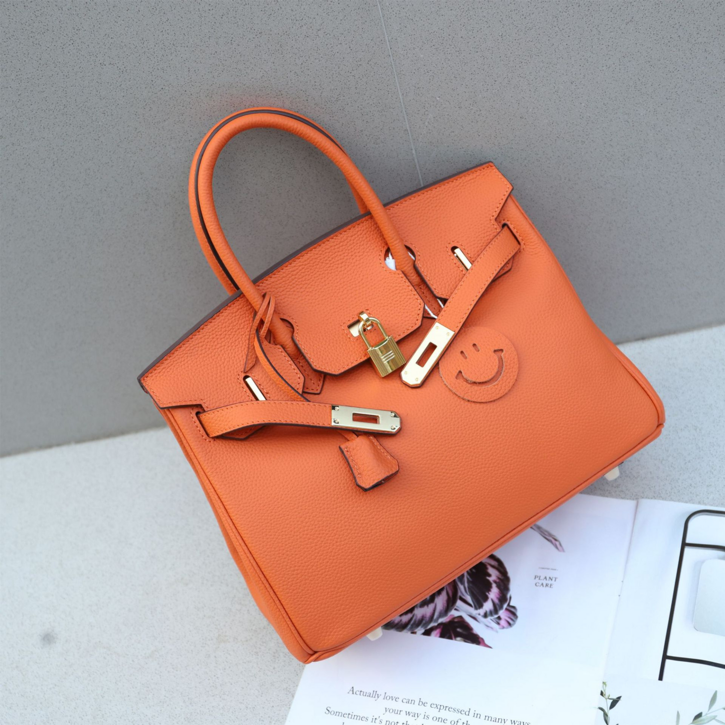 The Hermes Togo Birkin inspired Luxurious Leather Bag