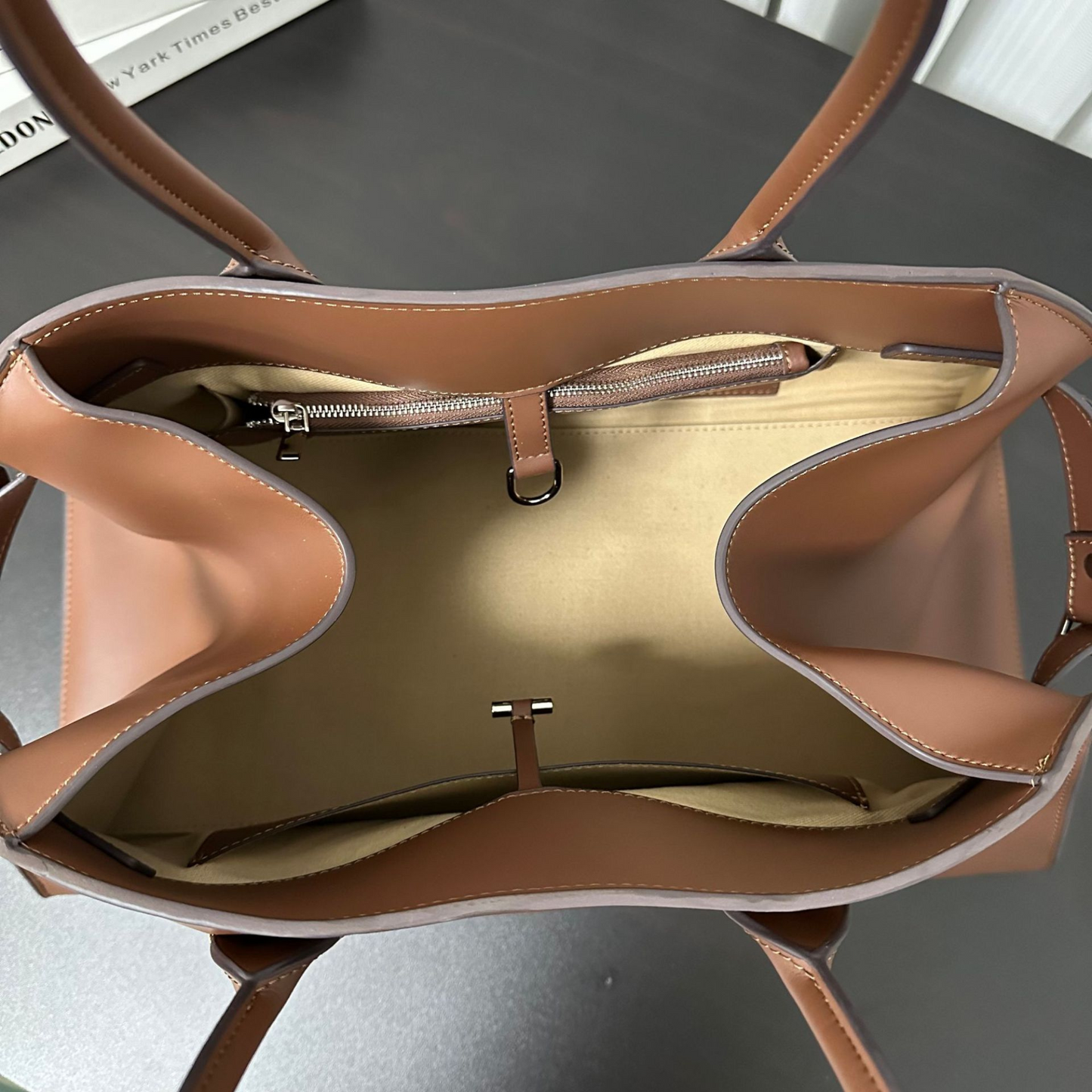 The Row EW Margaux Inspired Leather Bag