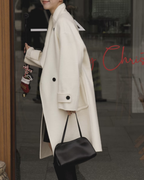 The Peggy Inspired Leather Shoulder Bag