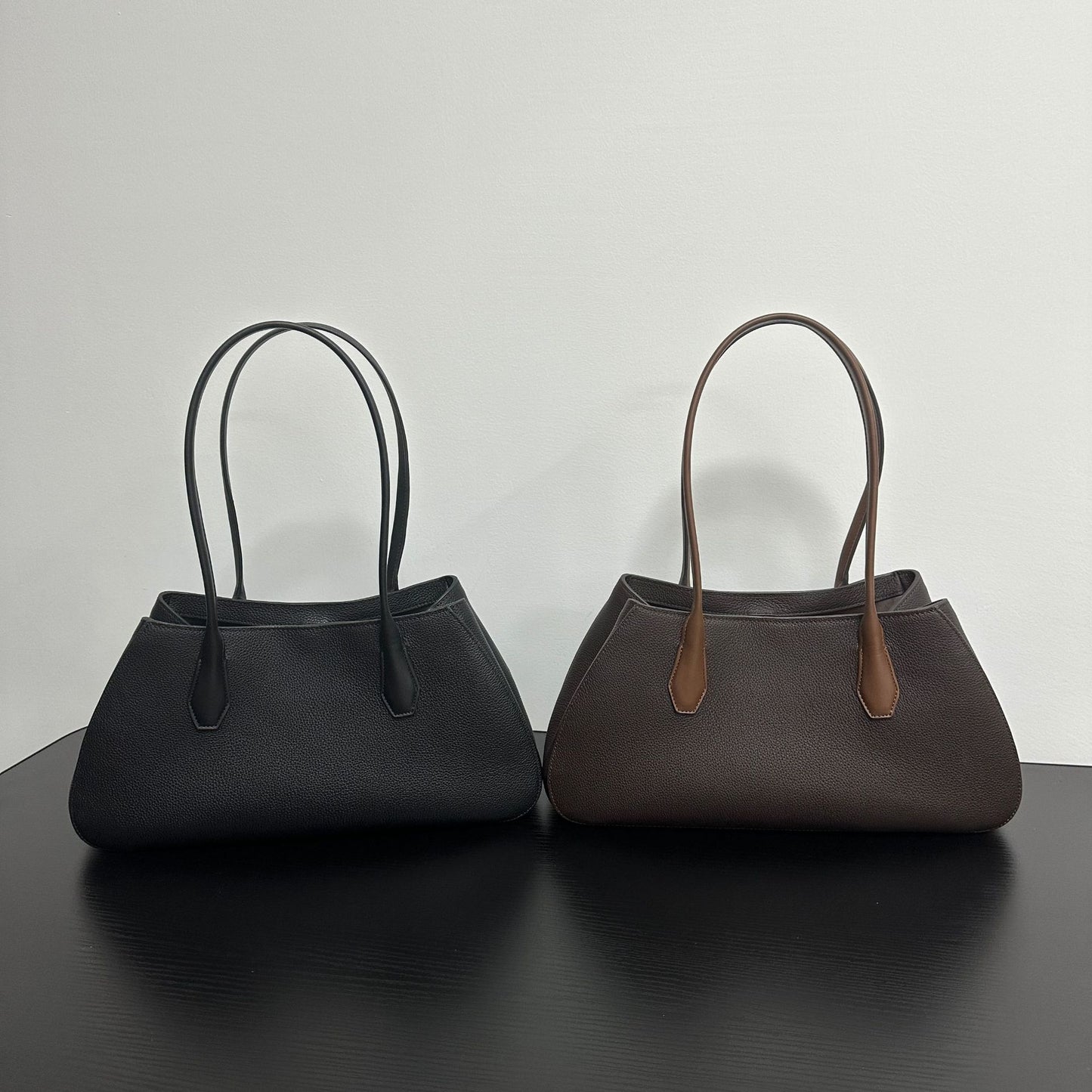 Alger Geometric Inspired Leather Shoulder Bag