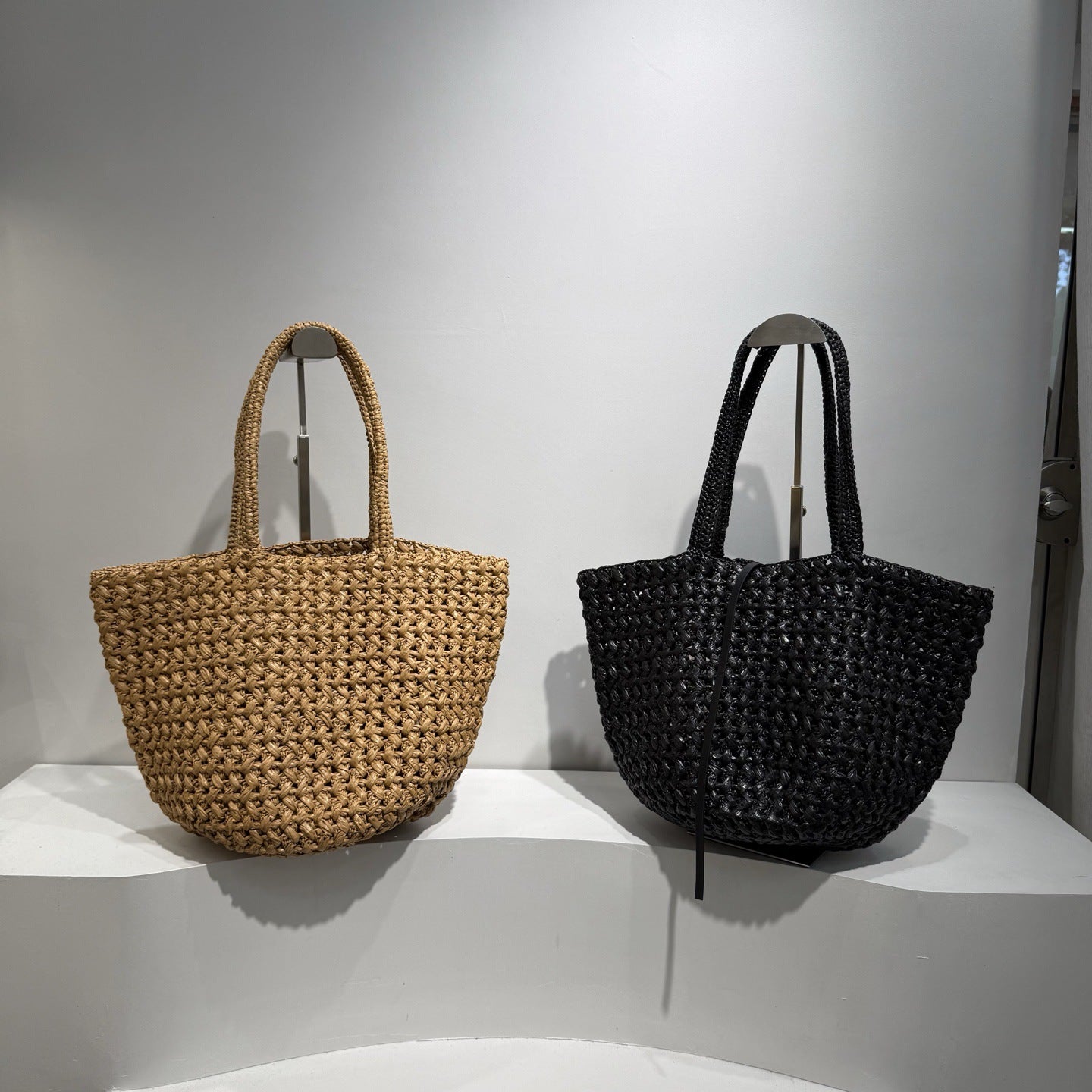 Estelle Woven Raffia Tote Bag
