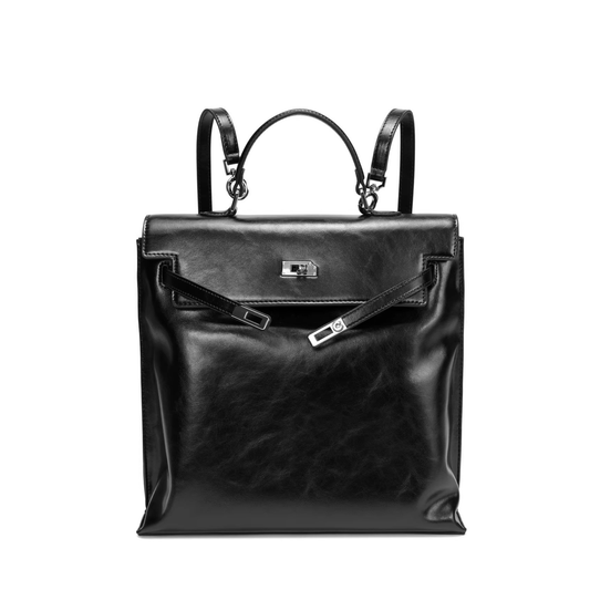 Luxurious Rodeo-Inspired Convertible Leather Backpack
