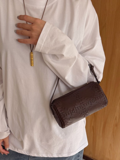 The 90s Baguette Inspired Leather Bag