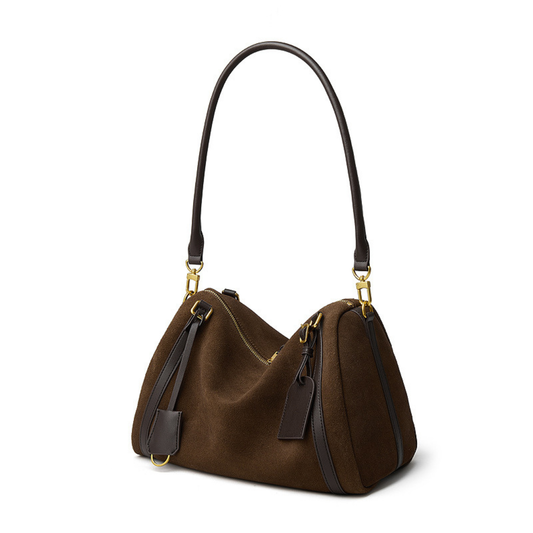 Top‑Handle Boston Leather Bag