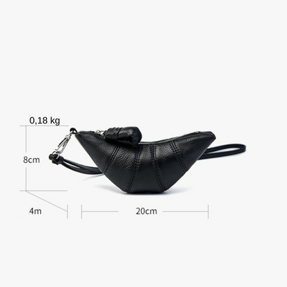 "Le Croissant" Mini Leather Bag - Trendiesty Worldwide